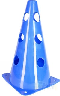 Cone para Treino Leader 23cm c/ furo azul