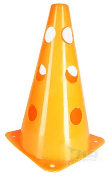 Cone para Treino Leader 23cm c/ furo lrja
