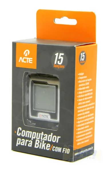 Ciclo Computador Bicicleta  Acte 15 Funcoes c/fio