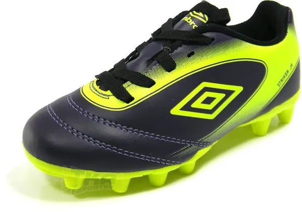 Chuteira Umbro STRIKER II Campo rxo/vrd infantil