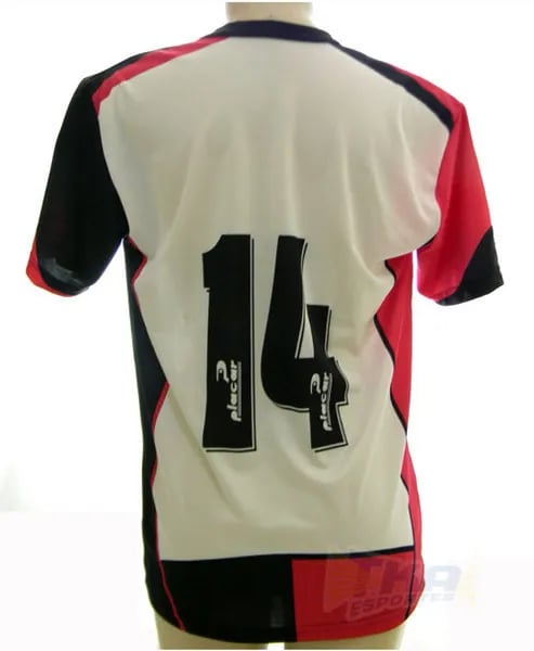 Jogo de Camisa Placar 18 pcs rsa/pto MONZA Infantil /  Feminino