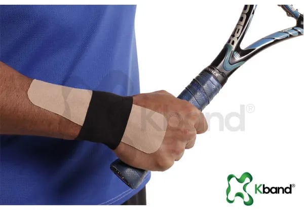 Bandagem Adesiva Kinesio Tape KBAND preta