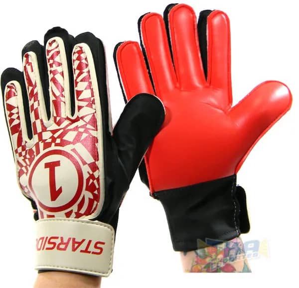 Luva Goleiro Starside STANDARD vermelha tam: p-m-g