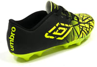 Chuteira Umbro GRASS 3 Campo pto/lim/bco Infantil