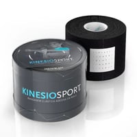 Bandagem Adesiva Kinesio Tape KinesioSport preto