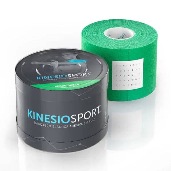Bandagem Adesiva Kinesio Tape KinesioSport verde