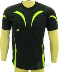 Kit Conjunto Arbitro Juiz preto 7x1 completo