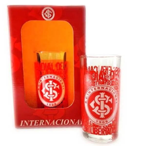 Kit Torcedor INTERNACIONAL RS 3x1 toalha caneca Copo Longo