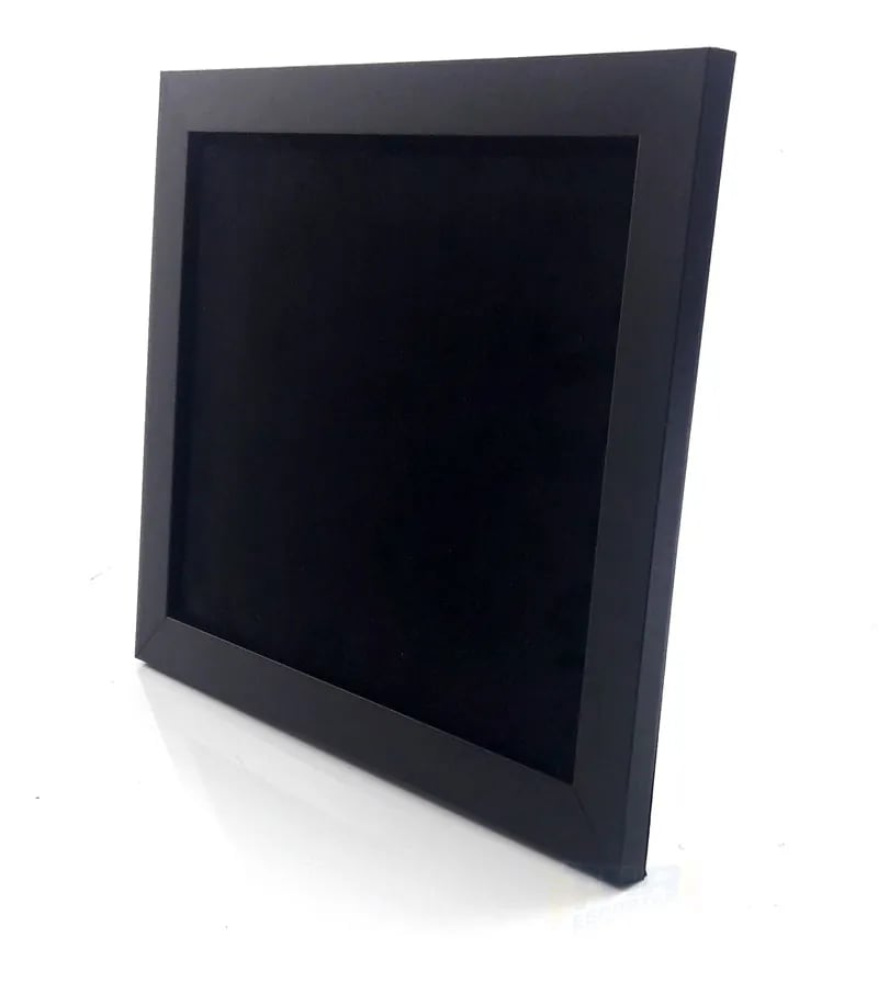 Quadro Moldura Placa 28x23x2,2cm preto