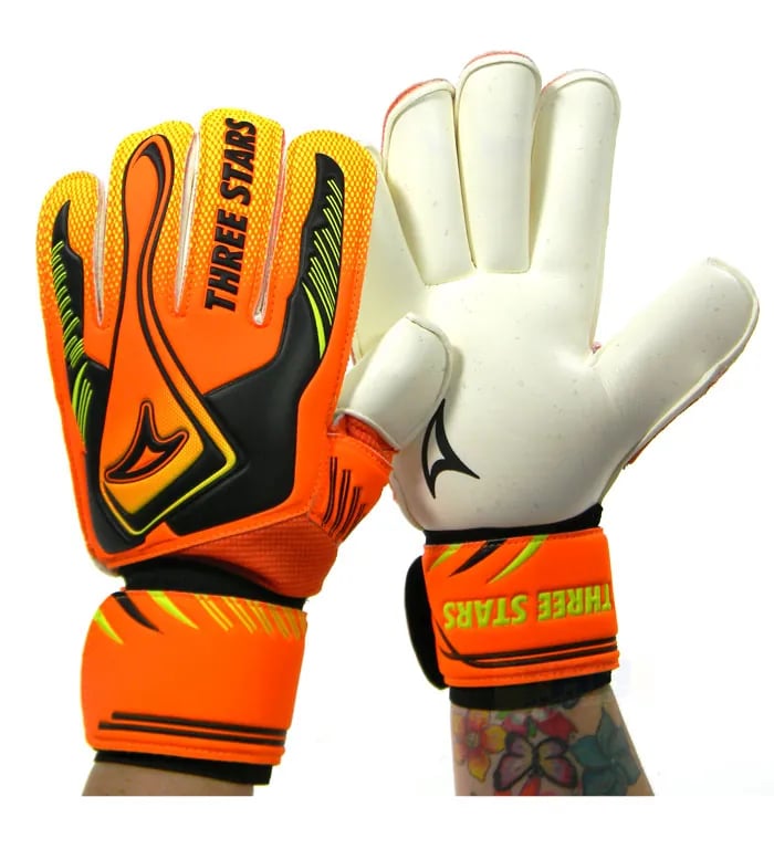 Luva Goleiro Three Stars ACE lrj/bco tam: p-m-g