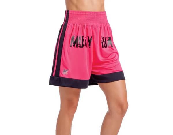 Calcao Kanxa Muay Thai Feminino FIGTHER rosa/pto