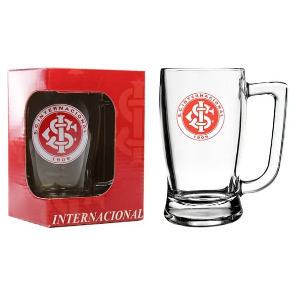 Caneca Vidro 340ml INTERNACIONAL RS