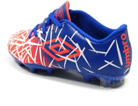 Chuteira Umbro GRASS 3 Campo lrj/azl/bco Infantil
