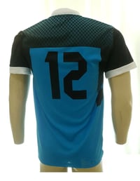 Camisa Goleiro Lambra N12 Coimbra azul/pto MC Adulto
