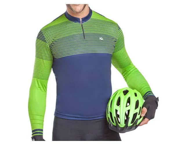Camisa Kanxa Ciclismo Listrada ml mrh/vrd