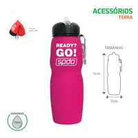 Garrafa Squeeze Speedo Silicone pink