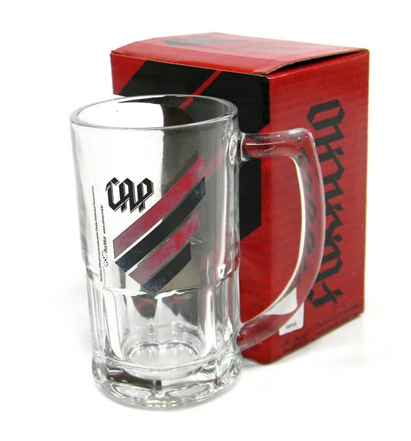 Caneca Vidro 340ml Athletico PR CAP