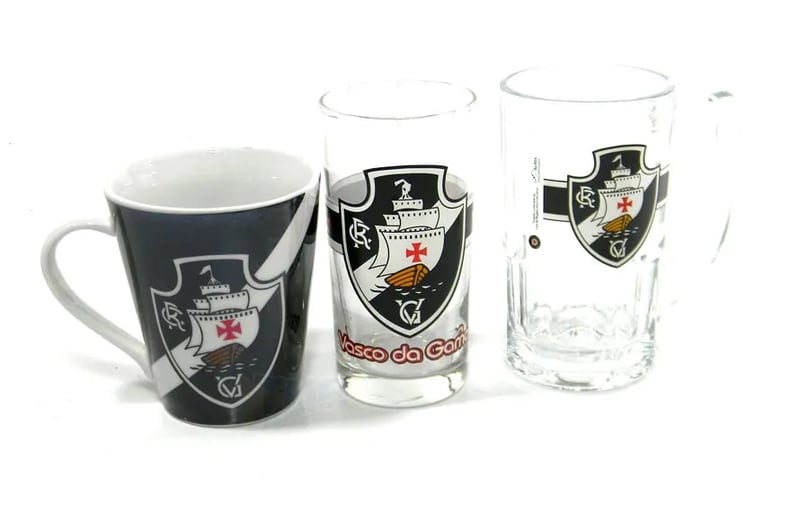 Kit Presente Torcedor VASCO RJ 3x1 Canecas