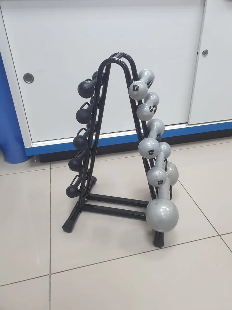 Suporte de Chao 5 pares Halteres
