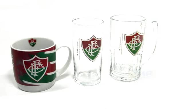 Kit Presente Torcedor Fluminense RJ 3x1 Canecas