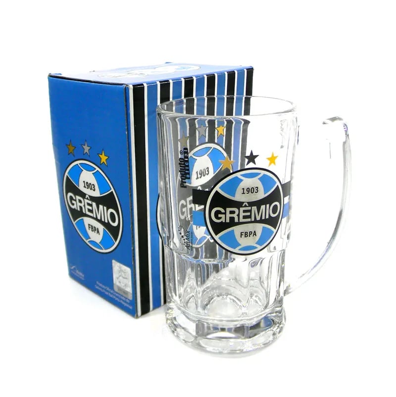 Kit Presente Torcedor Gremio RS 3x1 toalha Caneca 340ml e Copo