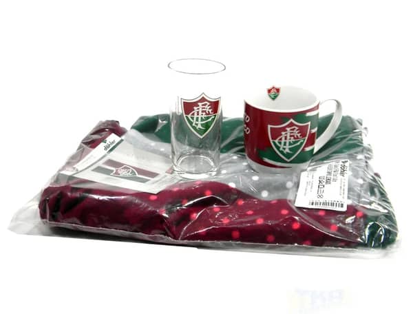 Kit Torcedor FLUMINENSE RJ 3x1 toalha caneca Copo