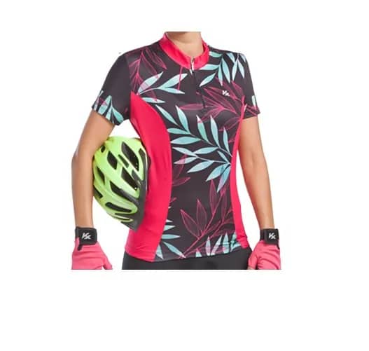 Camisa Kanxa Ciclismo Floral MC rosa