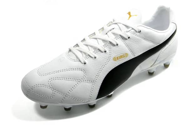 Chuteira Puma Campo KING Couro BDP bco