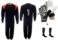 Conjunto 1Camisa 1Calca 1Meia 1Luva Goleiro TRB pto