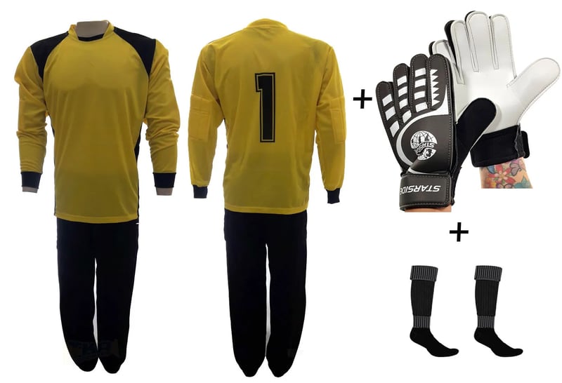 Kit Goleiro 1camisa 1calca 1meia 1luva Trb Amr