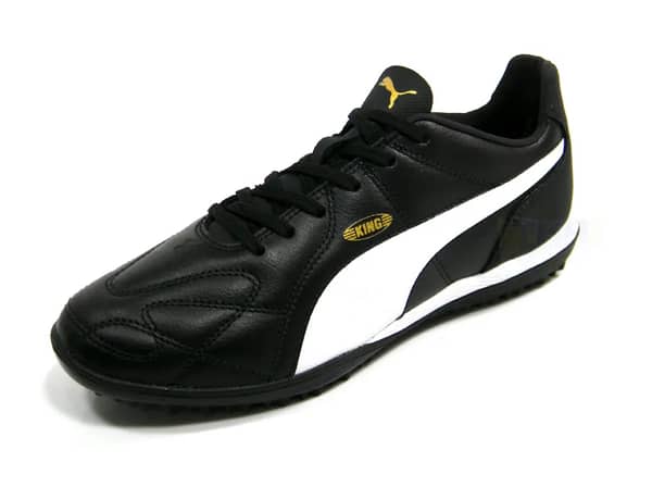 Chuteira Puma Society KING Couro TT pto