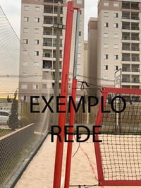 Rede Beach Tennis 4lonas 2mm pto/vrm