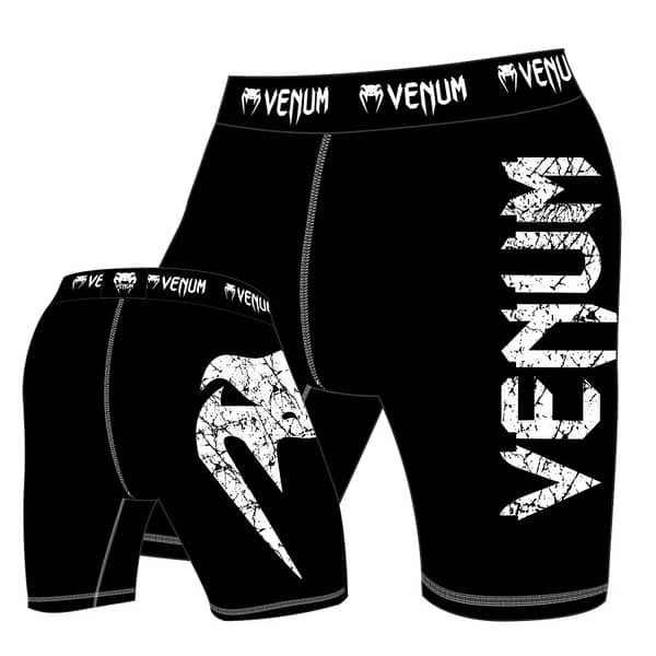 Bermuda Venum compressao MMA classic pto