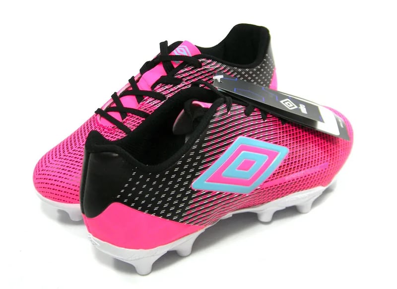 Chuteira Umbro Speed Sonic jr Campo rosa infantil
