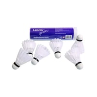 Tubo Peteca Badminton Leader Nylon c/ 6 pcs