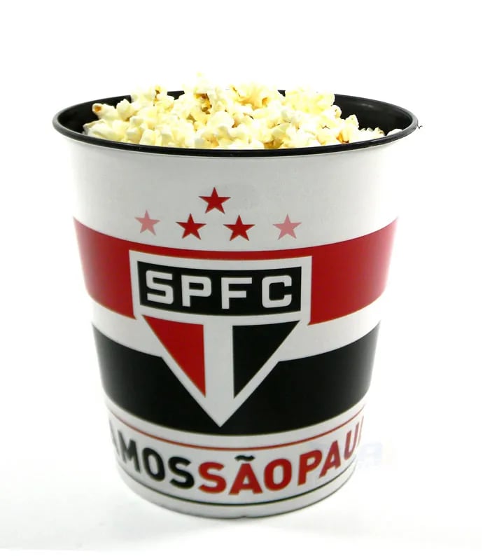 Kit Torcedor 3x1 Pipoca Bandeira Copo SAO PAULO SP