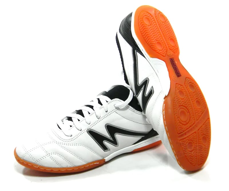 Tenis Mathaus Futsal SOLISTA MT Couro bco