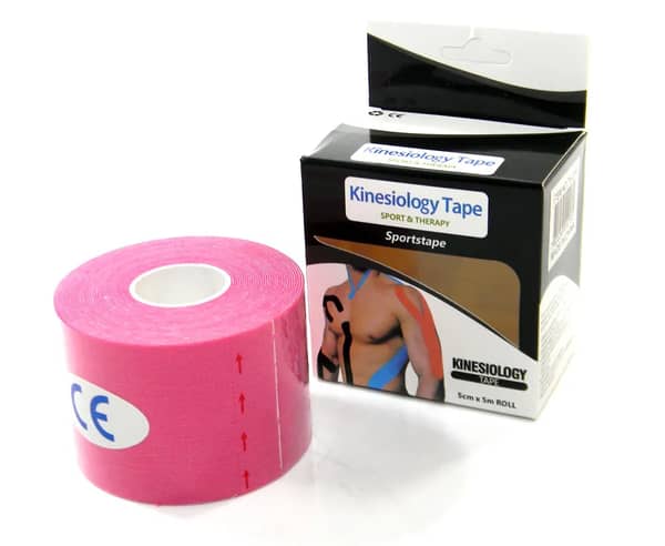 Bandagem Adesiva Kinesiology rosa