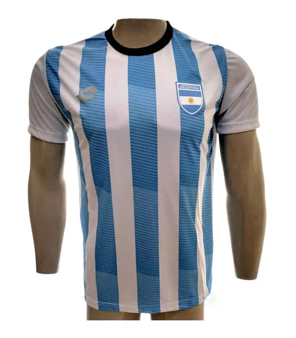 Camisa Argentina Lotto bco/azl