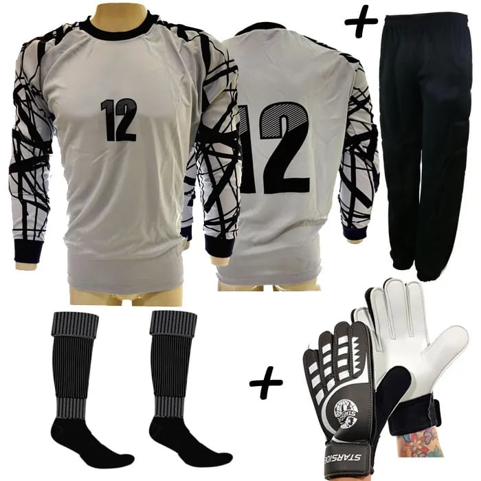 Conjunto Goleiro 4x1 fair Calca ML N12 cza