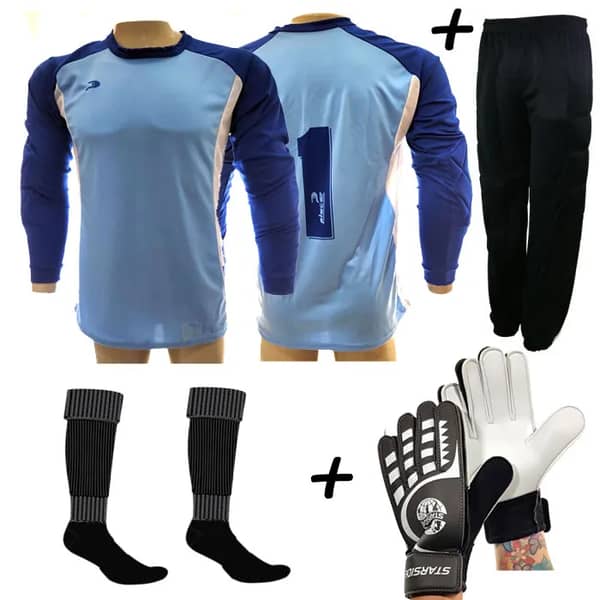 Conjunto Goleiro 4x1 Ducaia Calca ML N1 azl