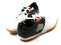 Tenis Mathaus ROMA Futsal Couro bco