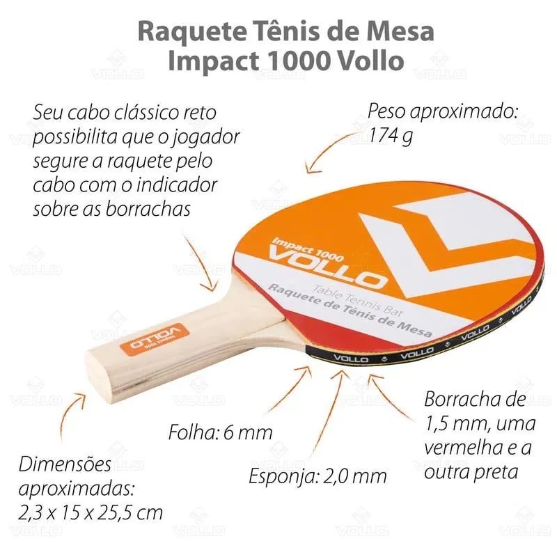 Raquete Vollo TM Impact 1000