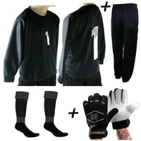 Kit Conjunto 4x1 Calca Goleiro fair pto Infantil