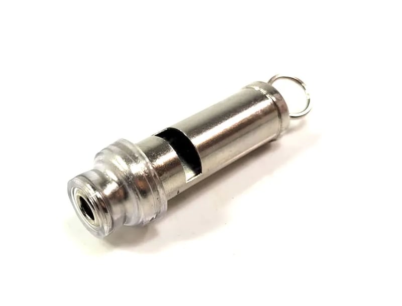Apito Rocket Mesario Bi-vox Metal