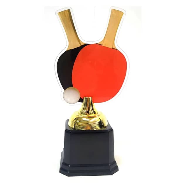 Trofeu 600143 PING PONG Tenis Mesa 2 raquetes 20cm
