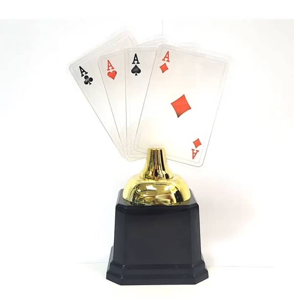 Trofeu 600143 Galera Truco Baralho 4 cartas 19cm