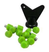 Kit c/12 Travas Chuteira Color nylon 4mm