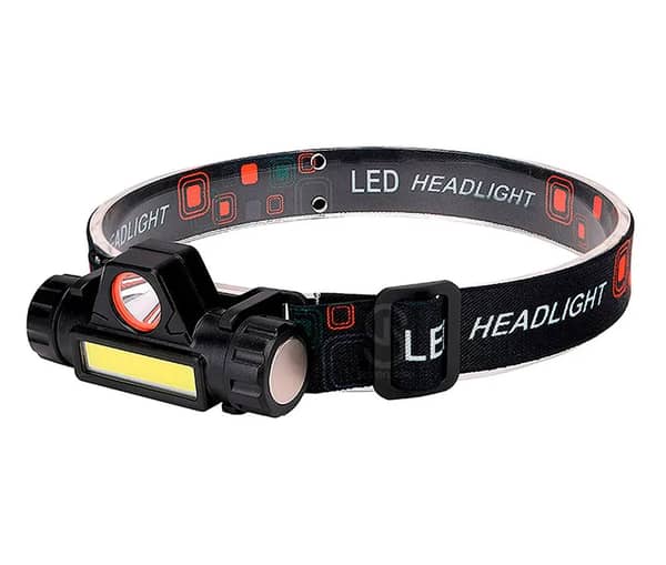 Lanterna Cabeca Ajustavel c/ LED c/ USB