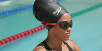 Touca Natacao Speedo AFRO power lisa silicone pto